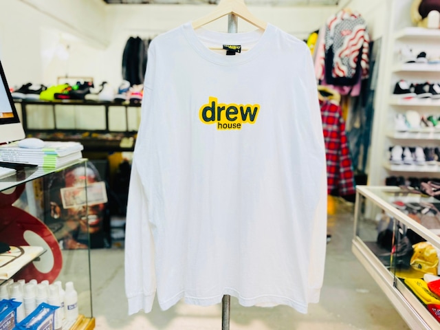 DREW HOUSE SECRET LS TEE WHITE LARGE 35JK0247