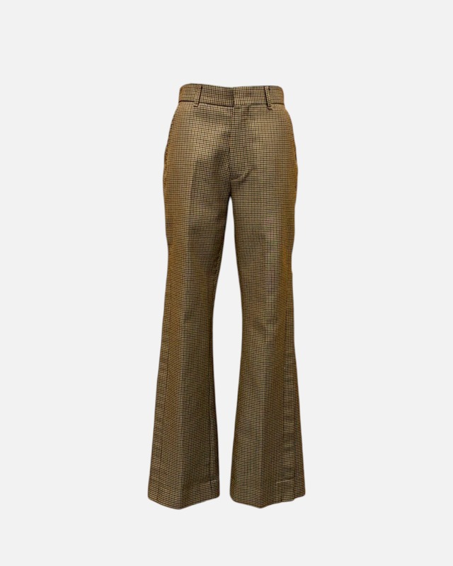 Andersson Bell houndstooth flare pants