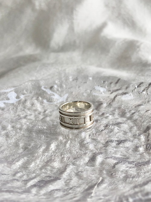 Tiffany & Co. ティファニー 指輪 18号 シルバー アトラス 925 リング vintage ヴィンテージ オールド 5ppmm6