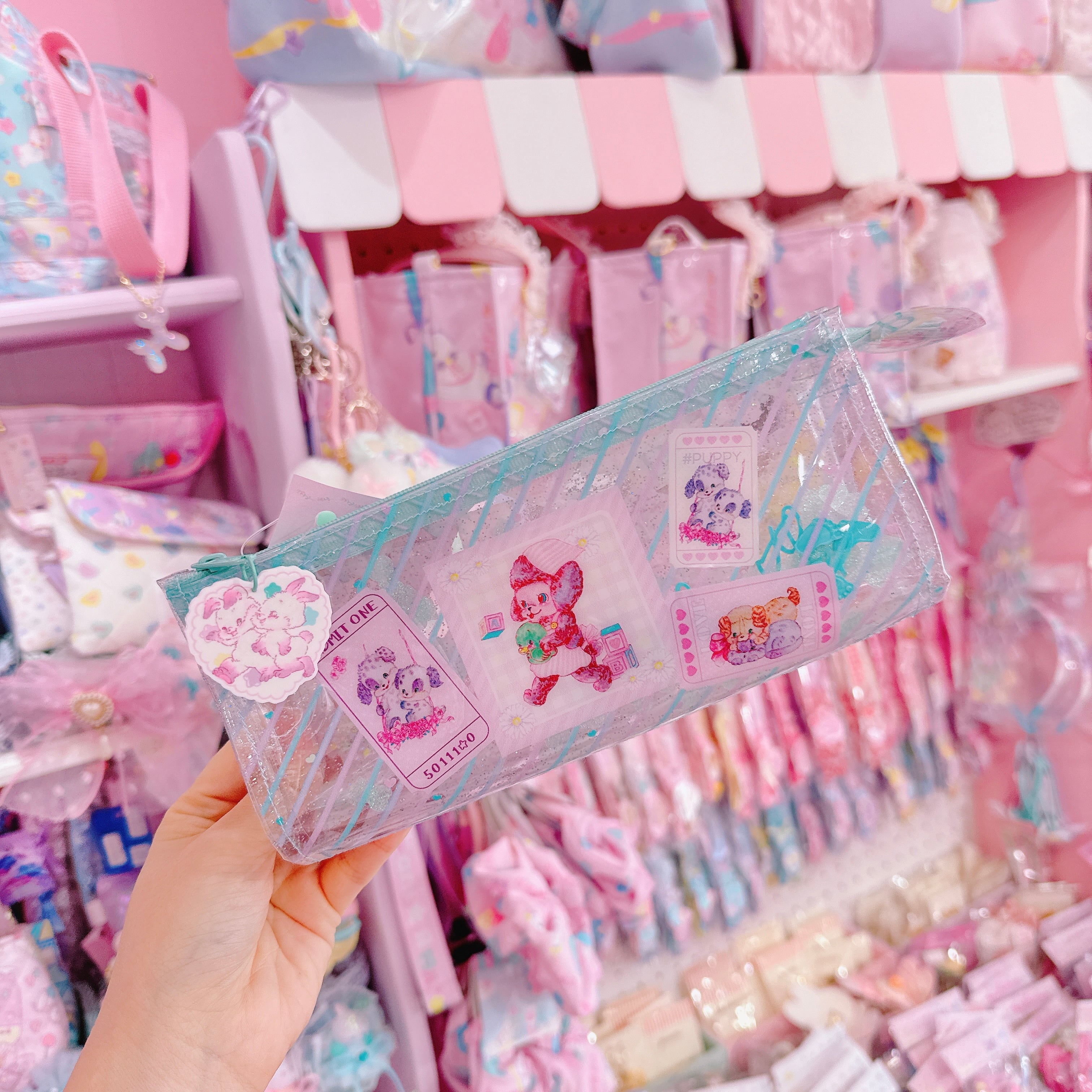 【A2】119-11丸型ポーチ(ビニールペンポーチ)