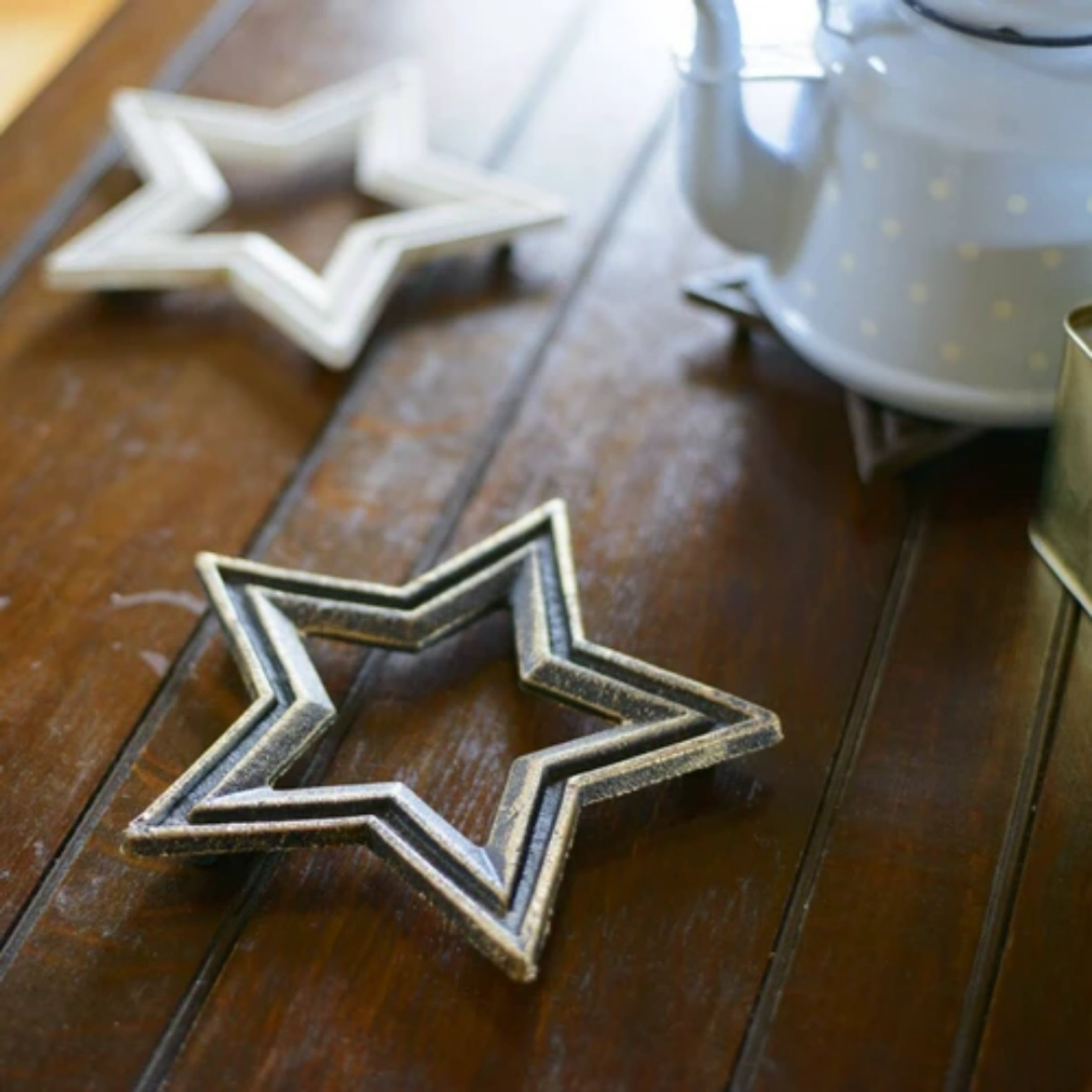 星型/アイアン鍋敷き/トリベット【キッチン雑貨/Brounie1