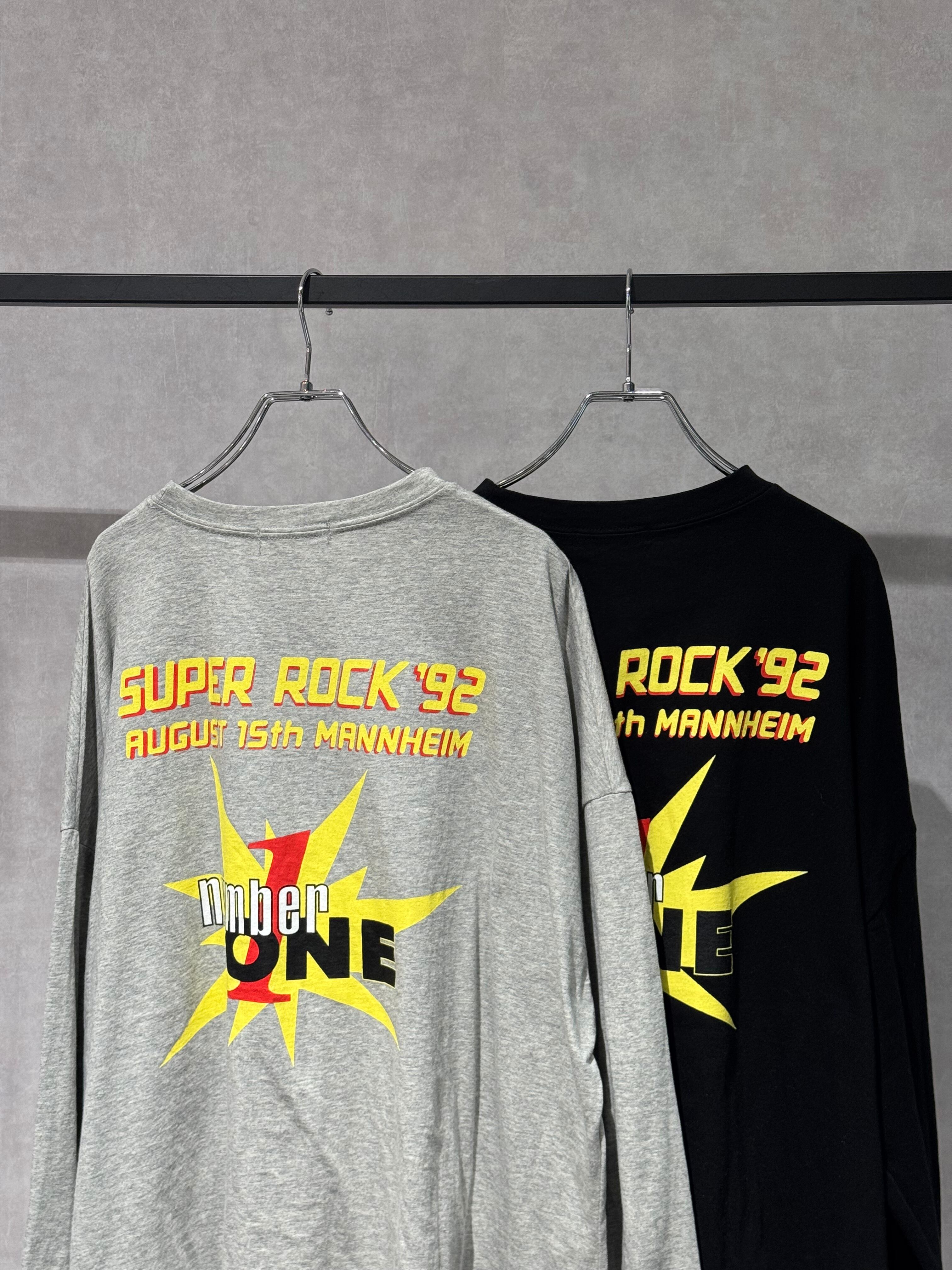 back print over size long T-shirt