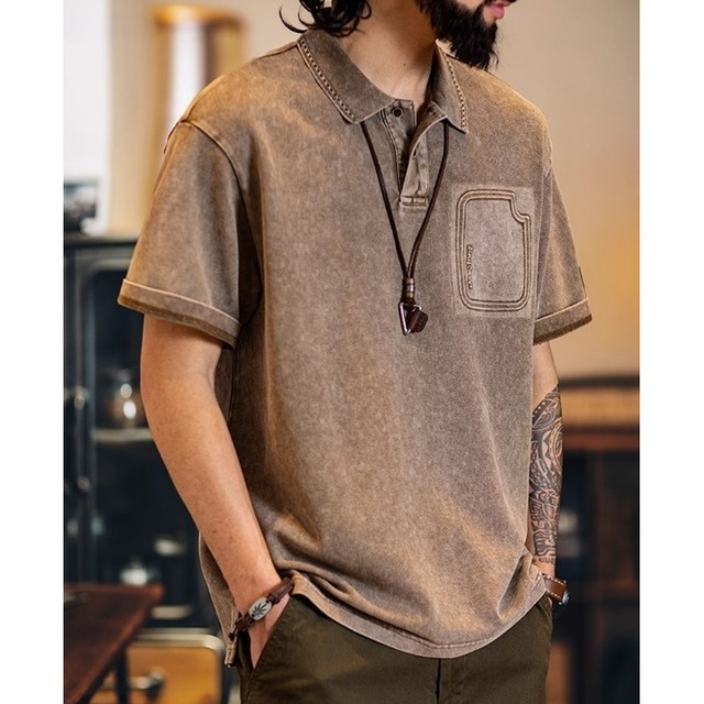 ヴィンテージスタイルポロシャツ 10109