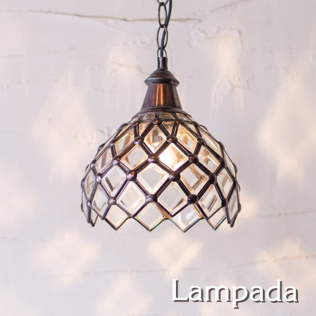 〔新洋電気〕 COL106　面取ガラス　コロニアルペンダントライト