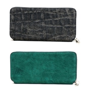 KUBERA 9981「ELEPHANT」ROUND ZIP LONG WALLET <SUMI>