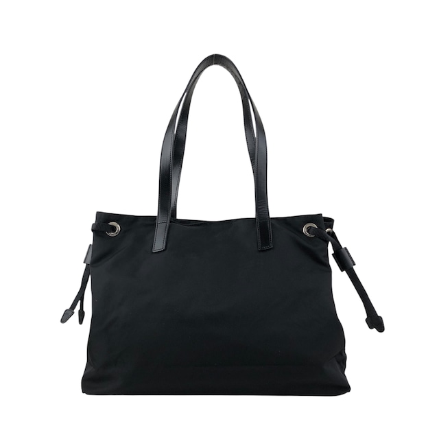 PRADA プラダ トートバッグ ブラック トライアングルロゴ ナイロン フロントバックル vintage ヴィンテージ オールド 7sstfx