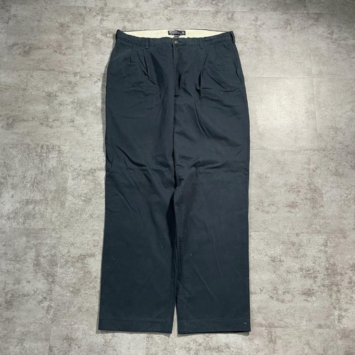 90s Polo by Ralph Lauren 38/34 ネイビーチノパンツ
