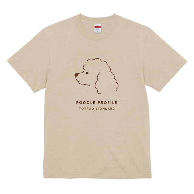 POODLE PROFILE|Tシャツ