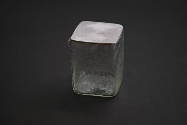 鳥山高史 Takafumi Toriyama - ガラス蓋物 glass caddy