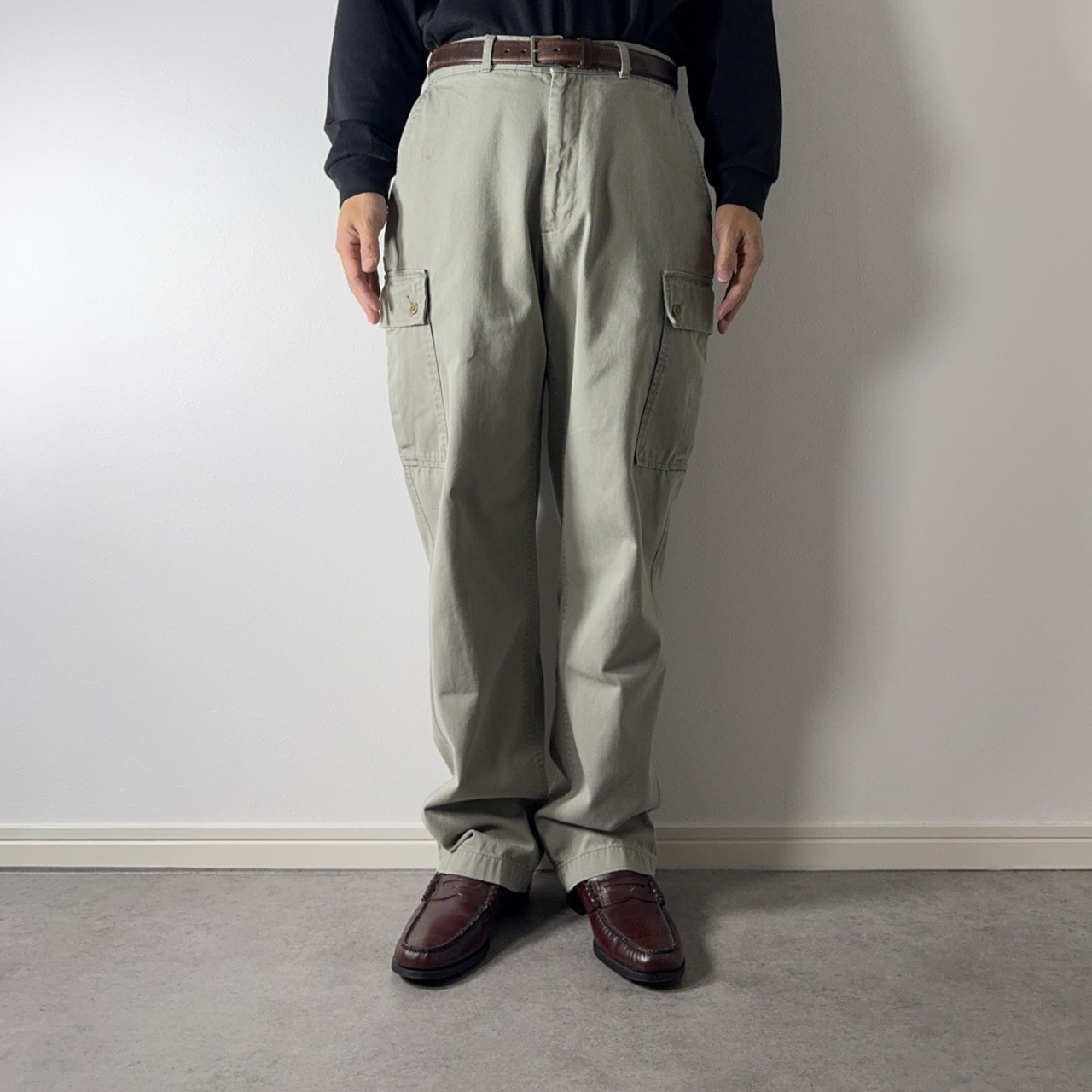 90s 初期型 Polo by Ralph Lauren POLO CHINO CARGO PANTS W32L30相当 古着 - 15
