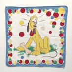 【Good】1960s  Disney プルート ヴィンテージハンカチ