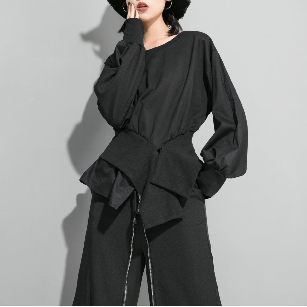 Wrap-style Waist Top L00527