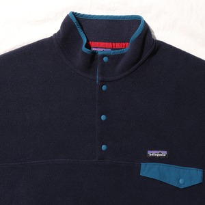 極美品 XL ネイビー 17年 シンチラスナップT Patagonia パタゴニア 