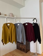 【新作5%OFF・3日間】Over-fit Cotton Cardigan_4colors
