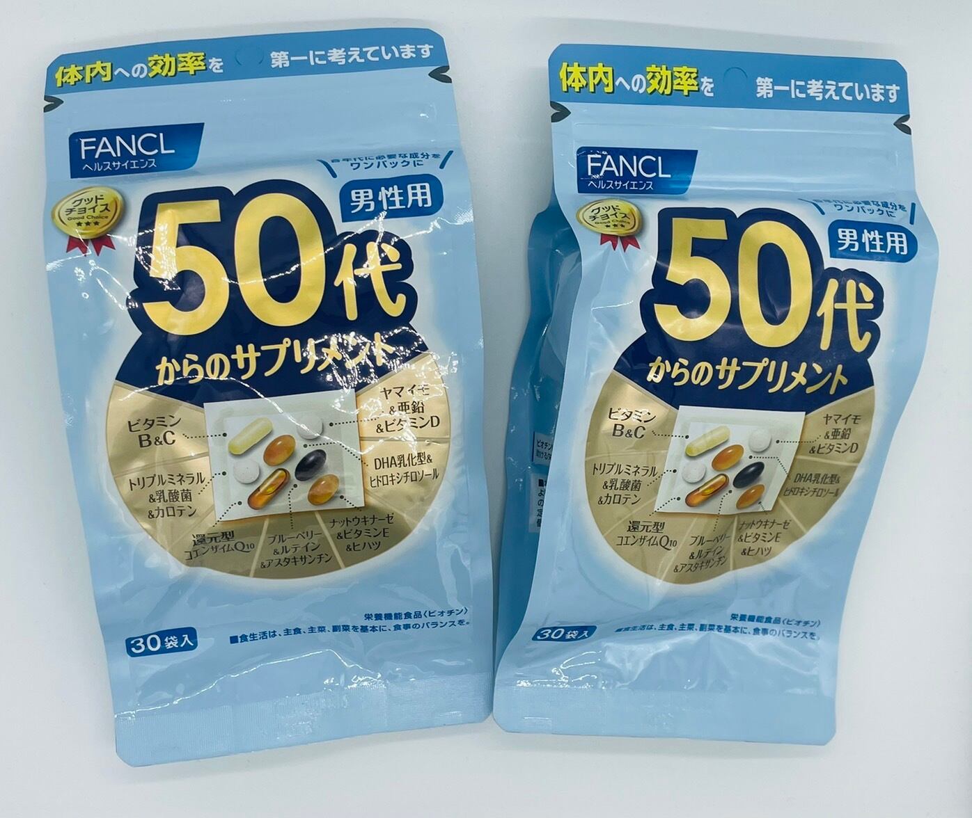 #300送料無料FANCLファンケル50代からのサプリメント 男性用 栄養機能食品 30日分×2