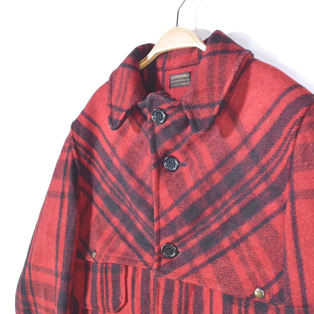 40s SOO WOOLEN MILLS ヴィンテージダブルマッキーノ ウールジャケット