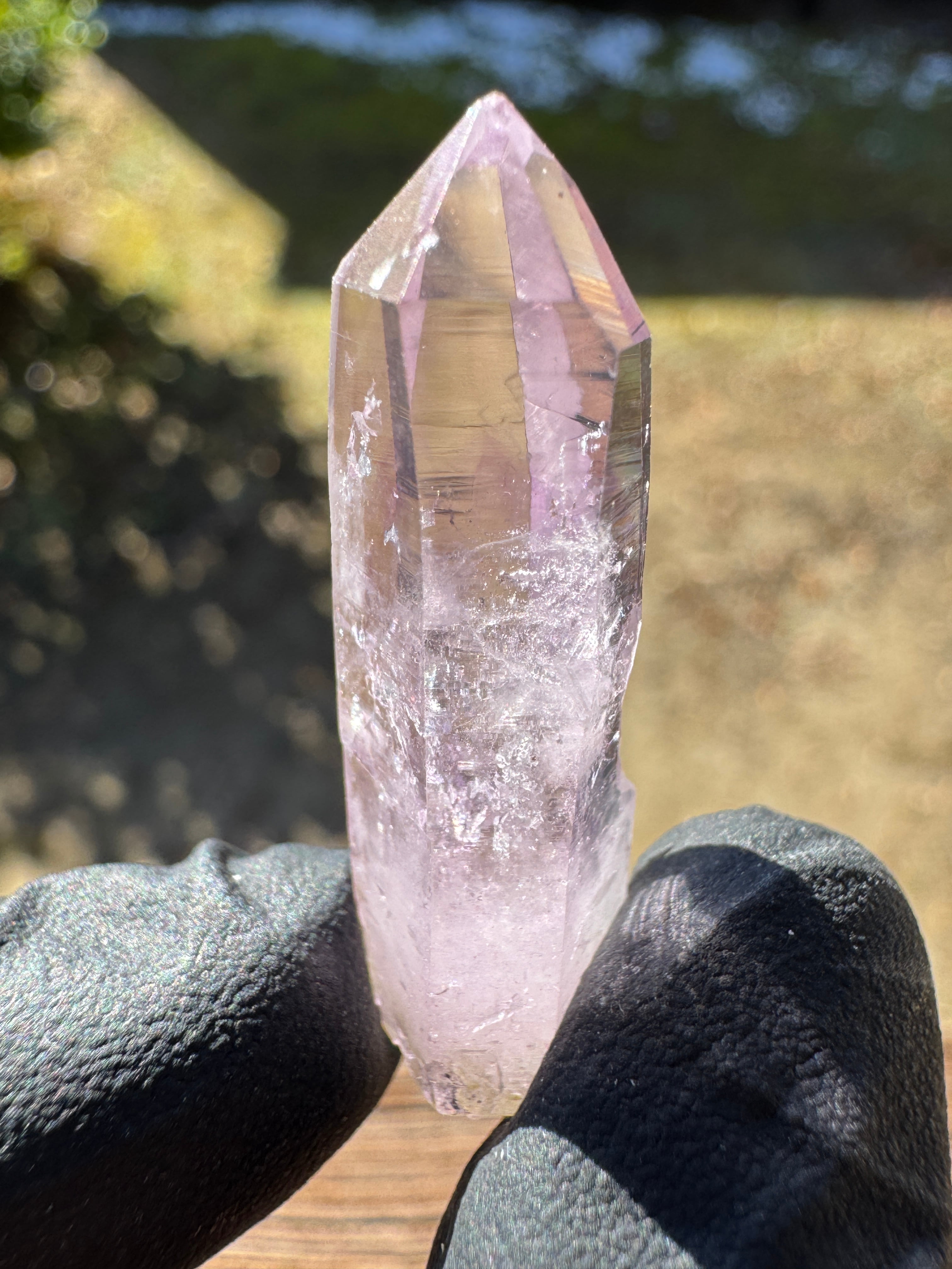 スモーキークォーツ ポイント ブラジル　ミナスジェライス産 ブラジル ミナスジェライス産 スモーキーエレシタルクォーツポイント