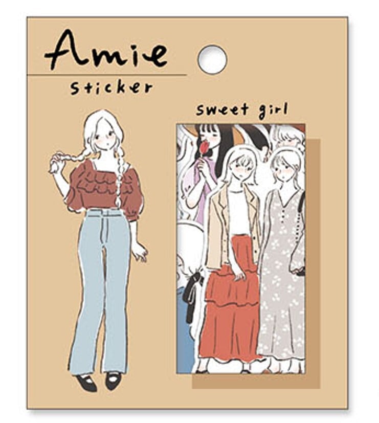 フレークシール アミ ステッカー 第4弾 miw_82061_82063 amie フレークシール アミ ステッカー 第4弾 miw_82061_82063 amie