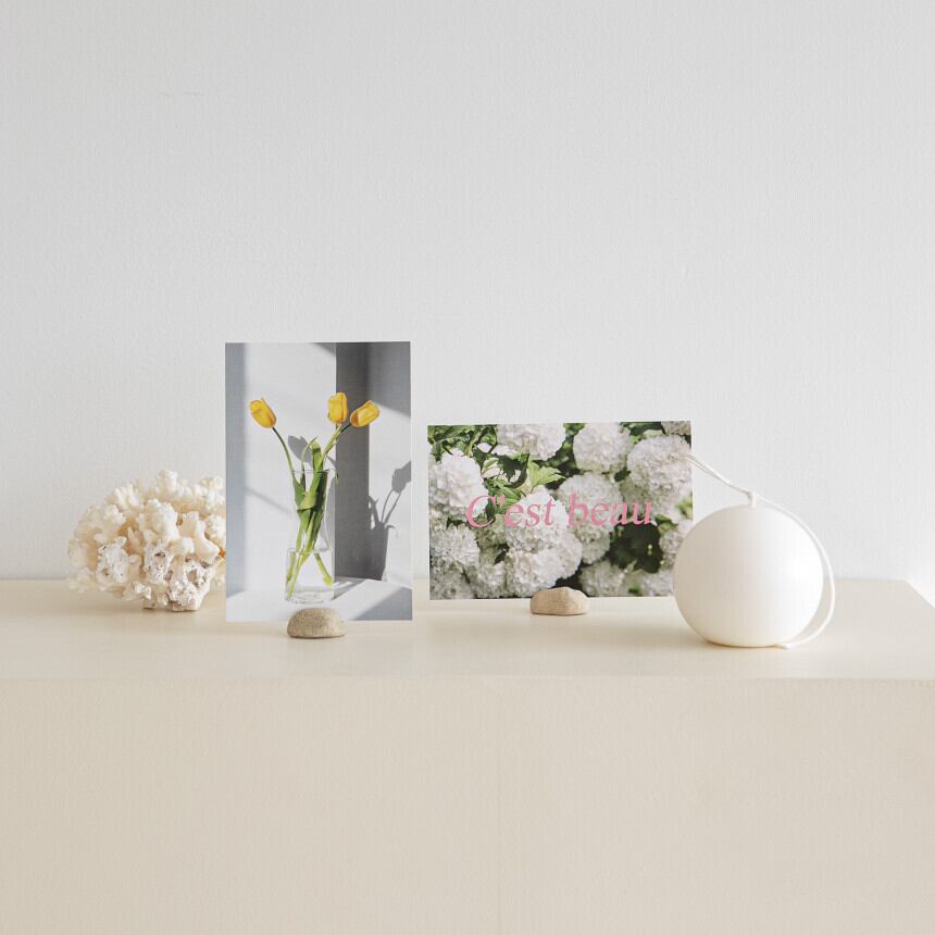 ☆写真たて☆ポストカード立て☆名刺ホルダー☆薔薇雑貨 お花いっぱい