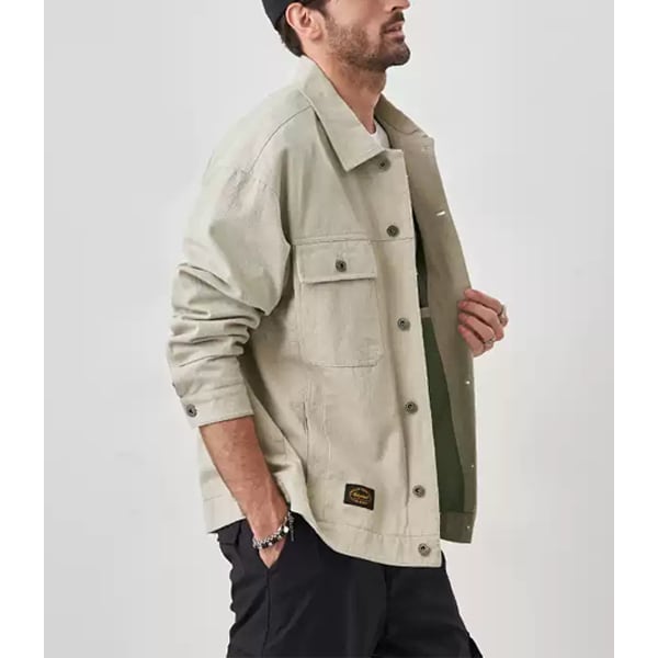 Front pocket design jacket P767