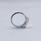 【受注販売】Engraved Signet Ring - Silver -