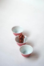 陸寿義 Lu Shouyi - 景徳鎮 紅釉杯 cup