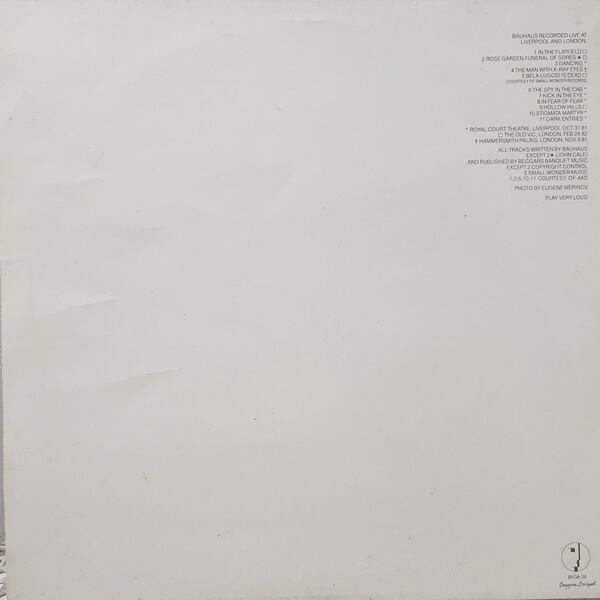 Bauhaus / Press The Eject And Give Me The Tape [BEGA 38] - 画像2