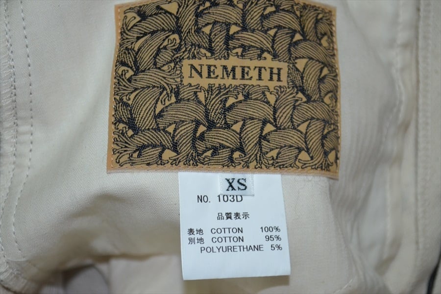 クリストファー ネメス Christopher Nemeth Trousers 103D ロープ柄