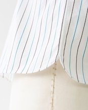 〈CHANEL〉Striped Sleeveless Blouse