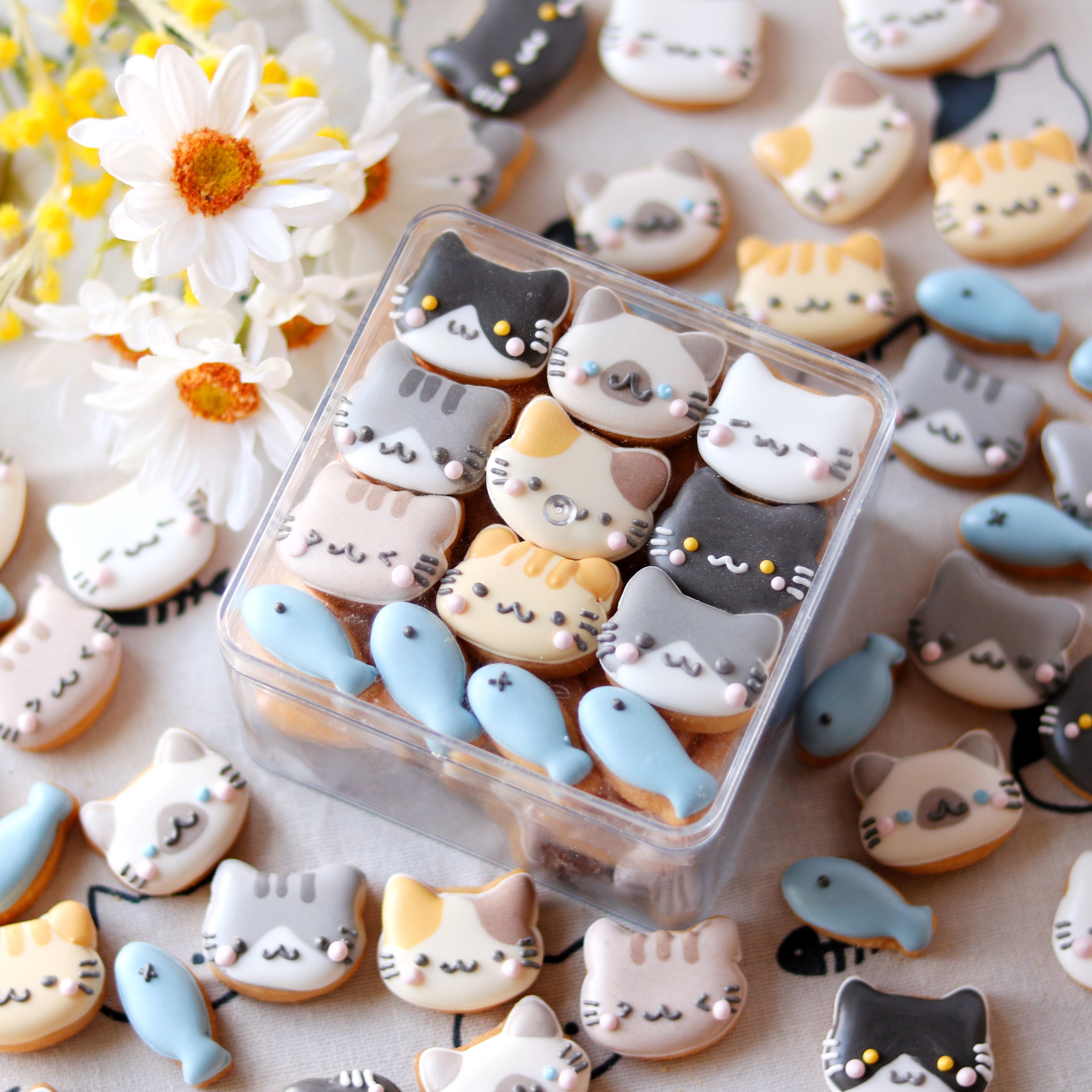 ねこまみれクッキーBOX【抽選】 | もりのおかしやさん