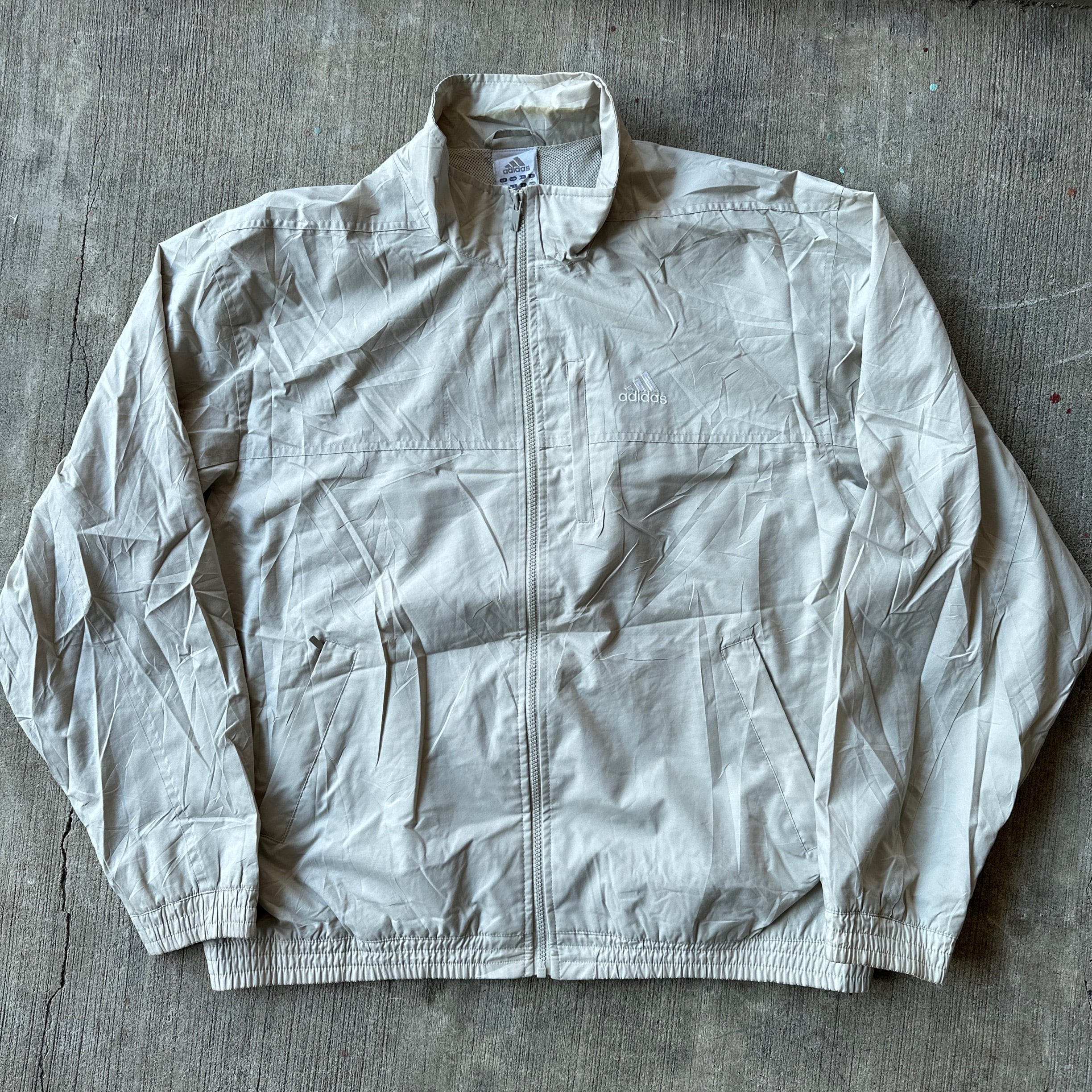 adidas” Polyester Jacket SIZE L アディダス ウィンド adidas” Polyester Jacket SIZE L アディダス ウィンド
