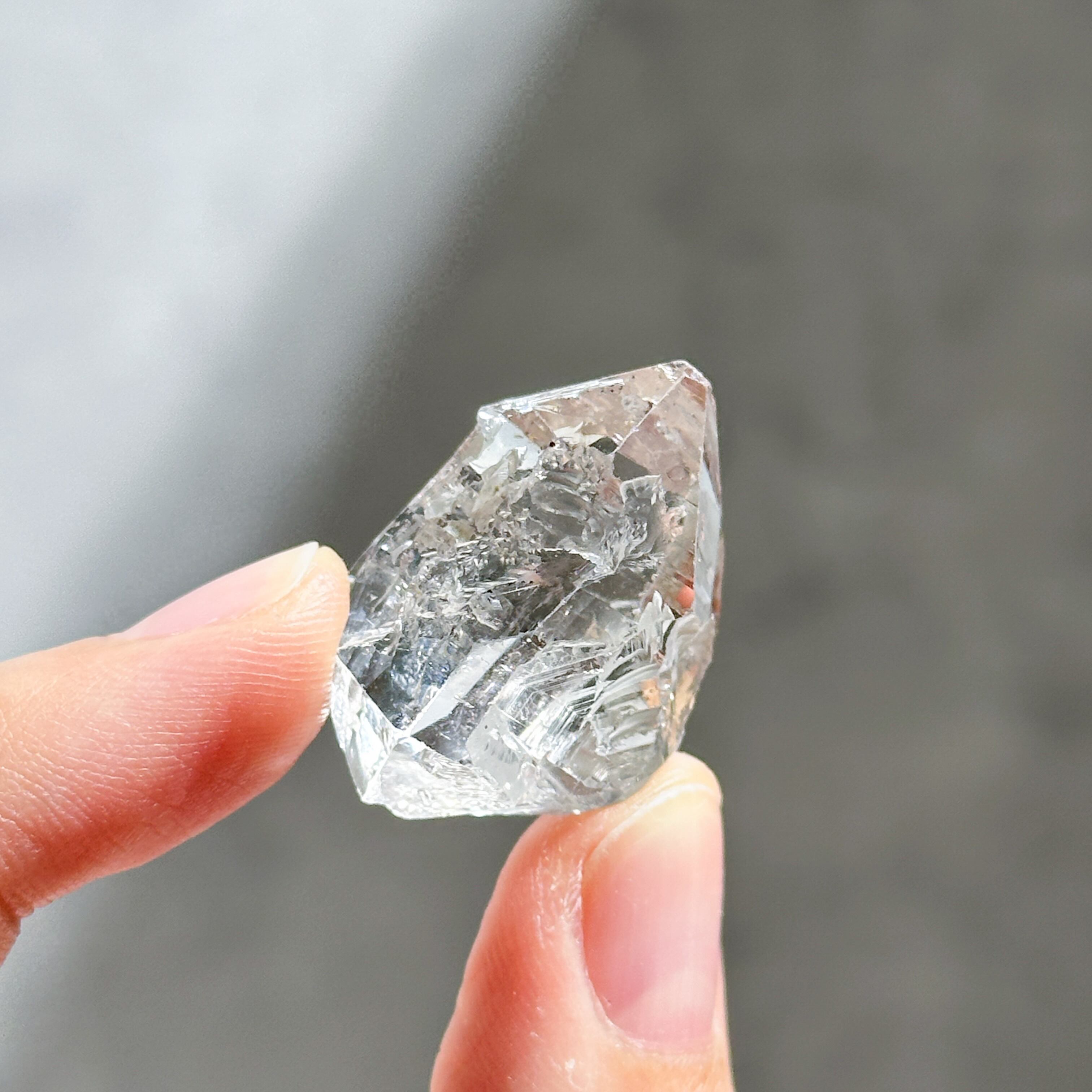 パキスタン産 ハーキマータイプ水晶82◇Herkimer type Clear Quartz◇ 天然石・鉱物・パワーストーン