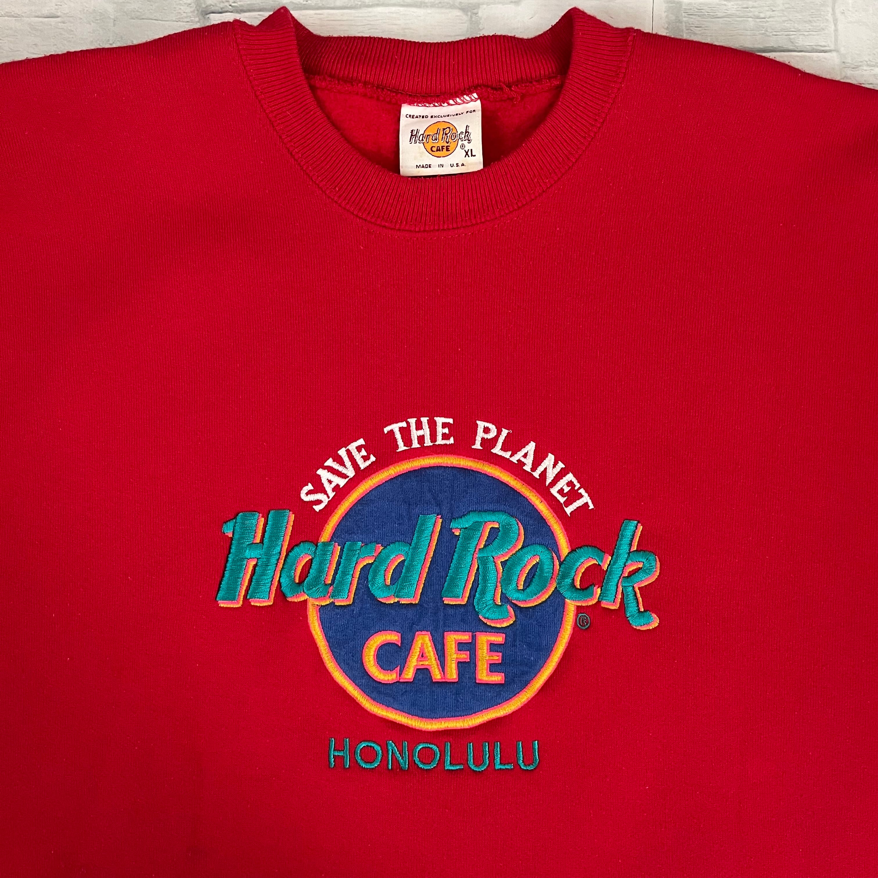 Hard Rock CAFE ハードロックカフェ スウェット トレーナー 刺繍 