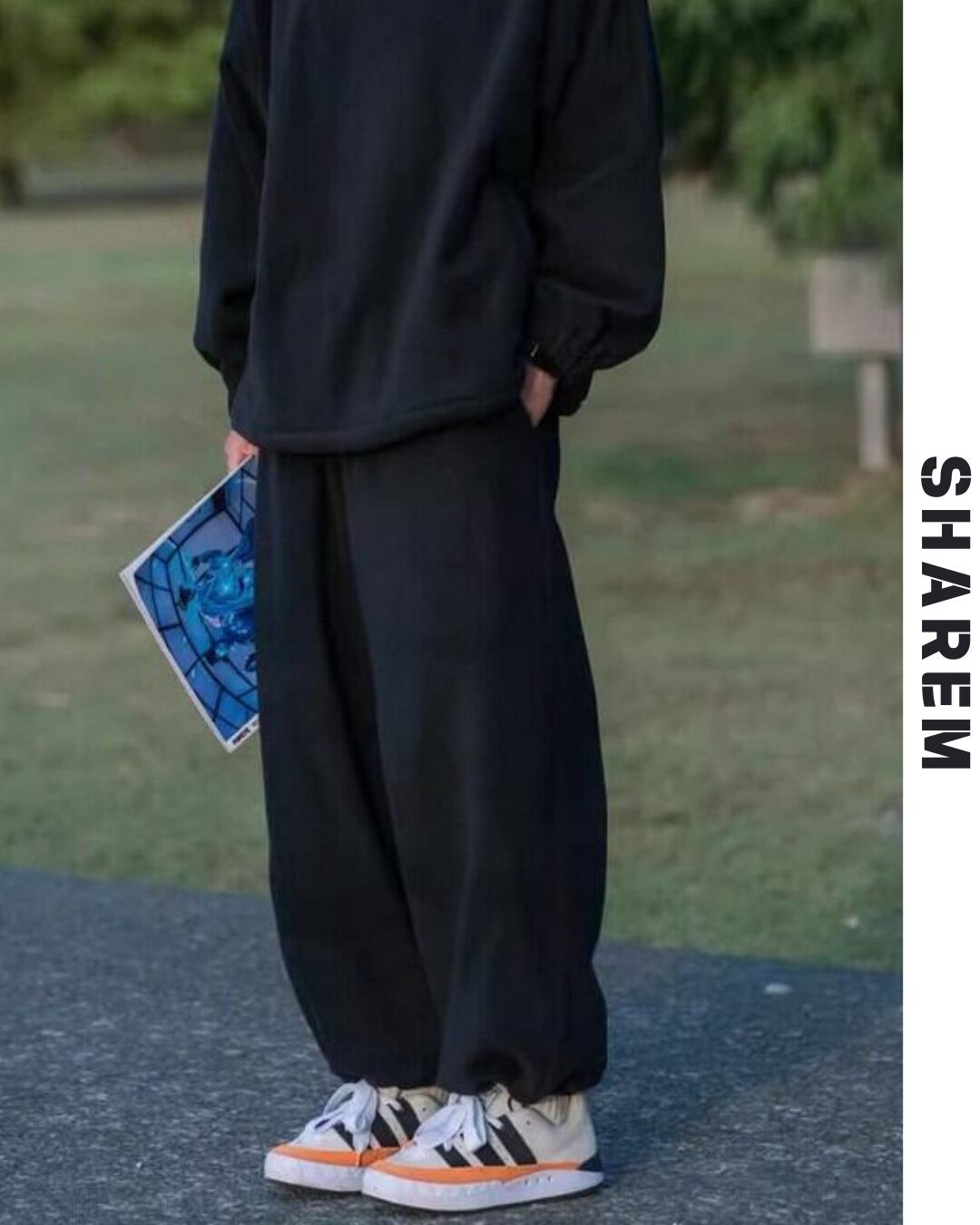 loose sports pants B0178