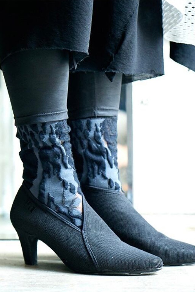 GO TOKYO掲載 WEARABLE ART 東京SOCKS オリジナル靴下　BLACK