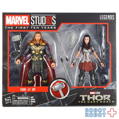 マーベルレジェンド シネマティックユニバース10th アニバーサリー 6インチ アクションフィギュア マイティ・ソー／ダーク・ワールド ソー＆シフ