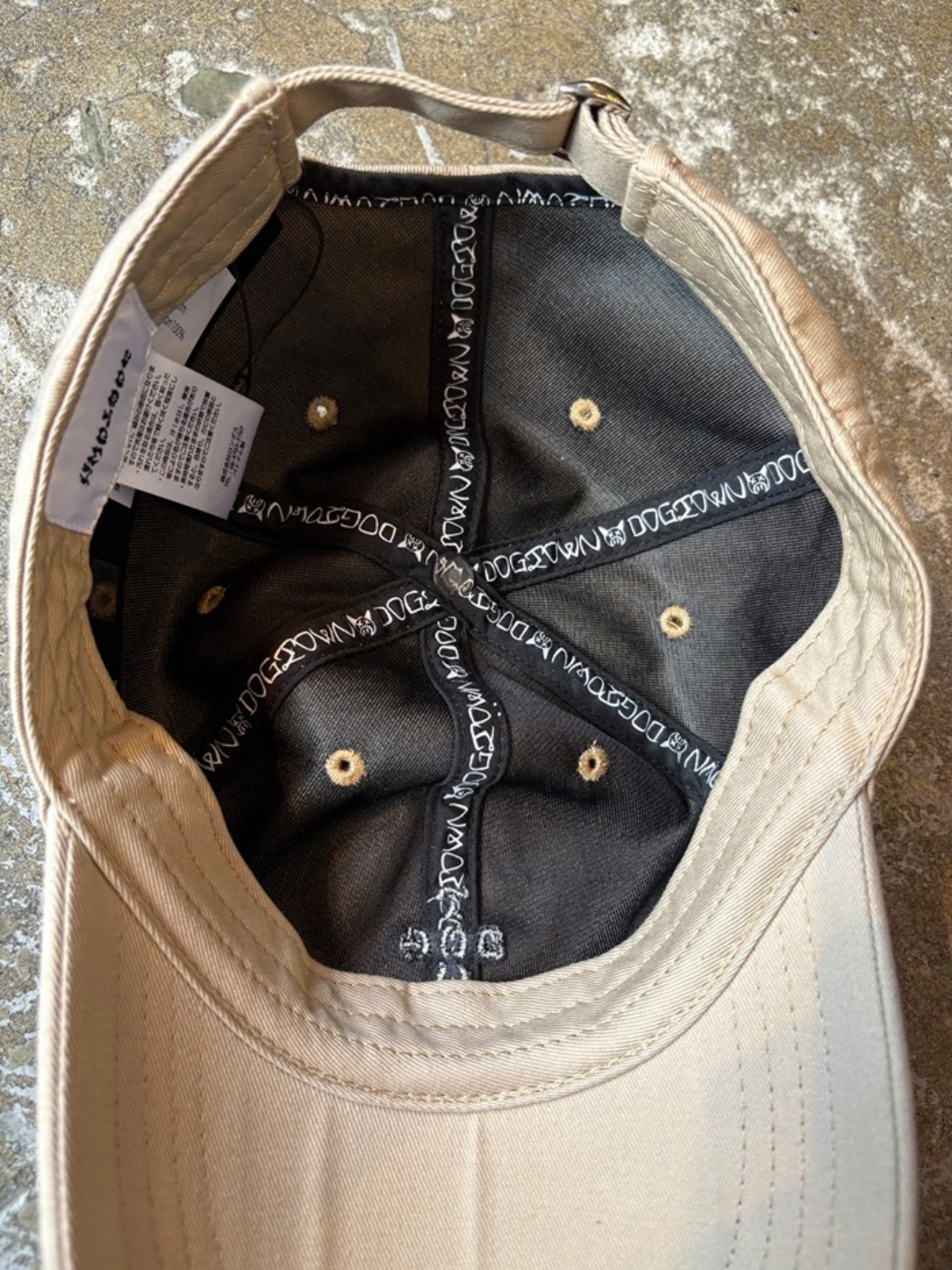 DOG TOWN / CROSS LOGO CAP / DT-H-001 / BEIGE - 3