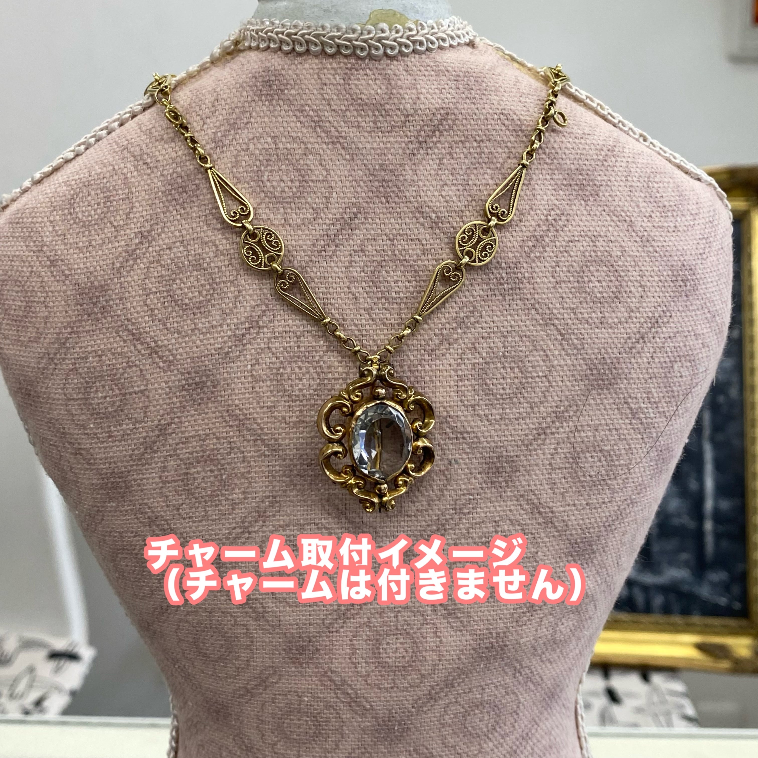 アンティークジュエリー DRN00093 フランス アンティーク 18金 K18