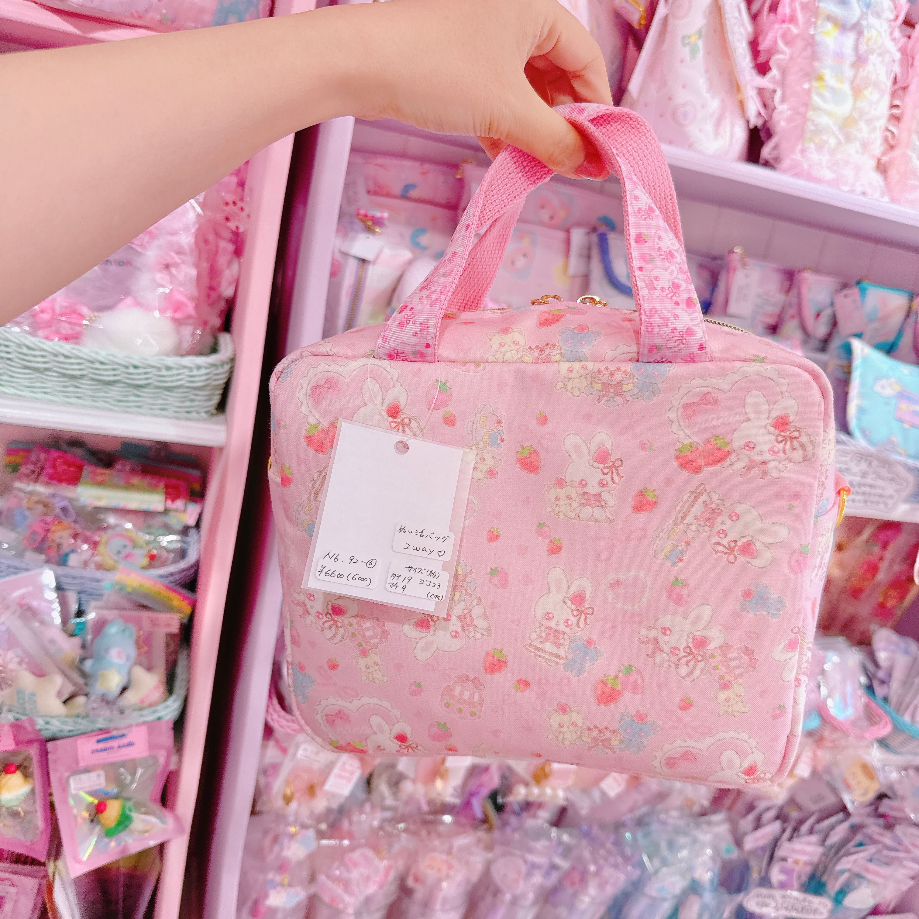 【N6】92-6ぬい活2wayバッグ（ショルダーひも別売）