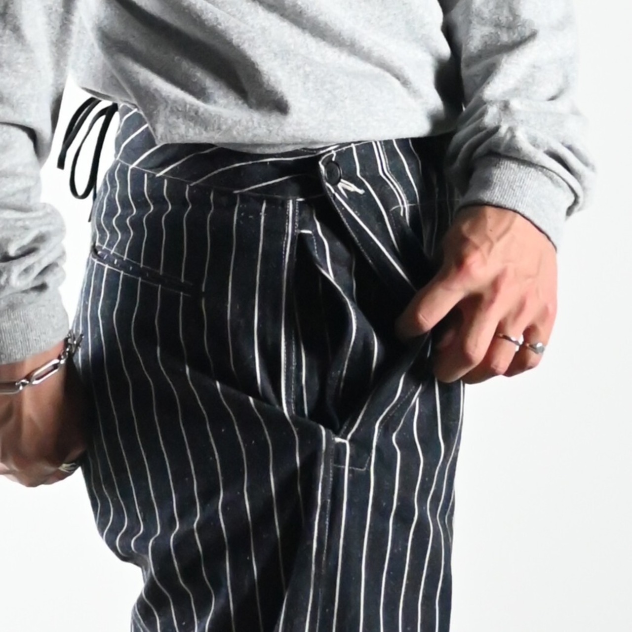OLD JOE(オールドジョー)LACED BACK SAILOR TROUSERコーディネート