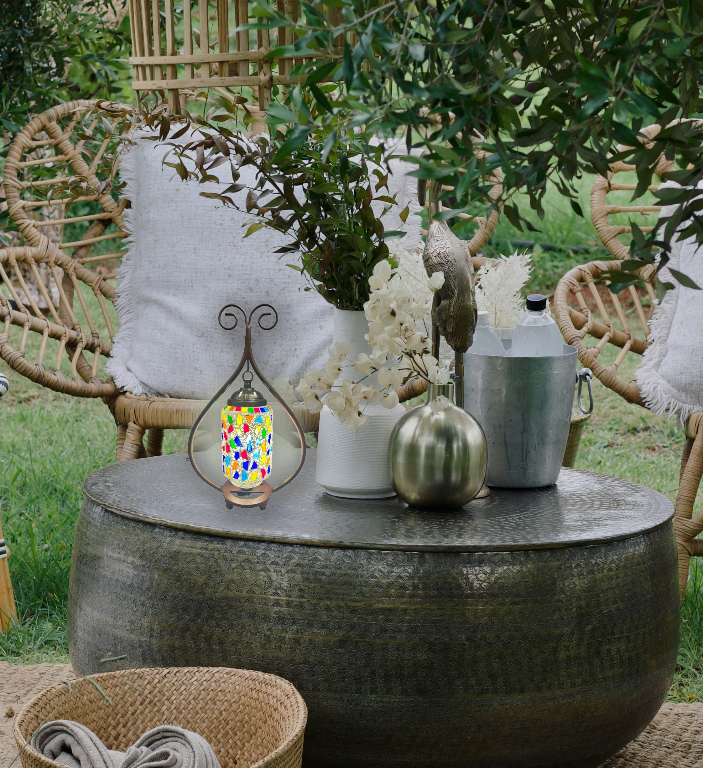 トルコ ハンドメイド磁器 ザクロ置物 トルコ ハンドメイド磁器 ザクロ