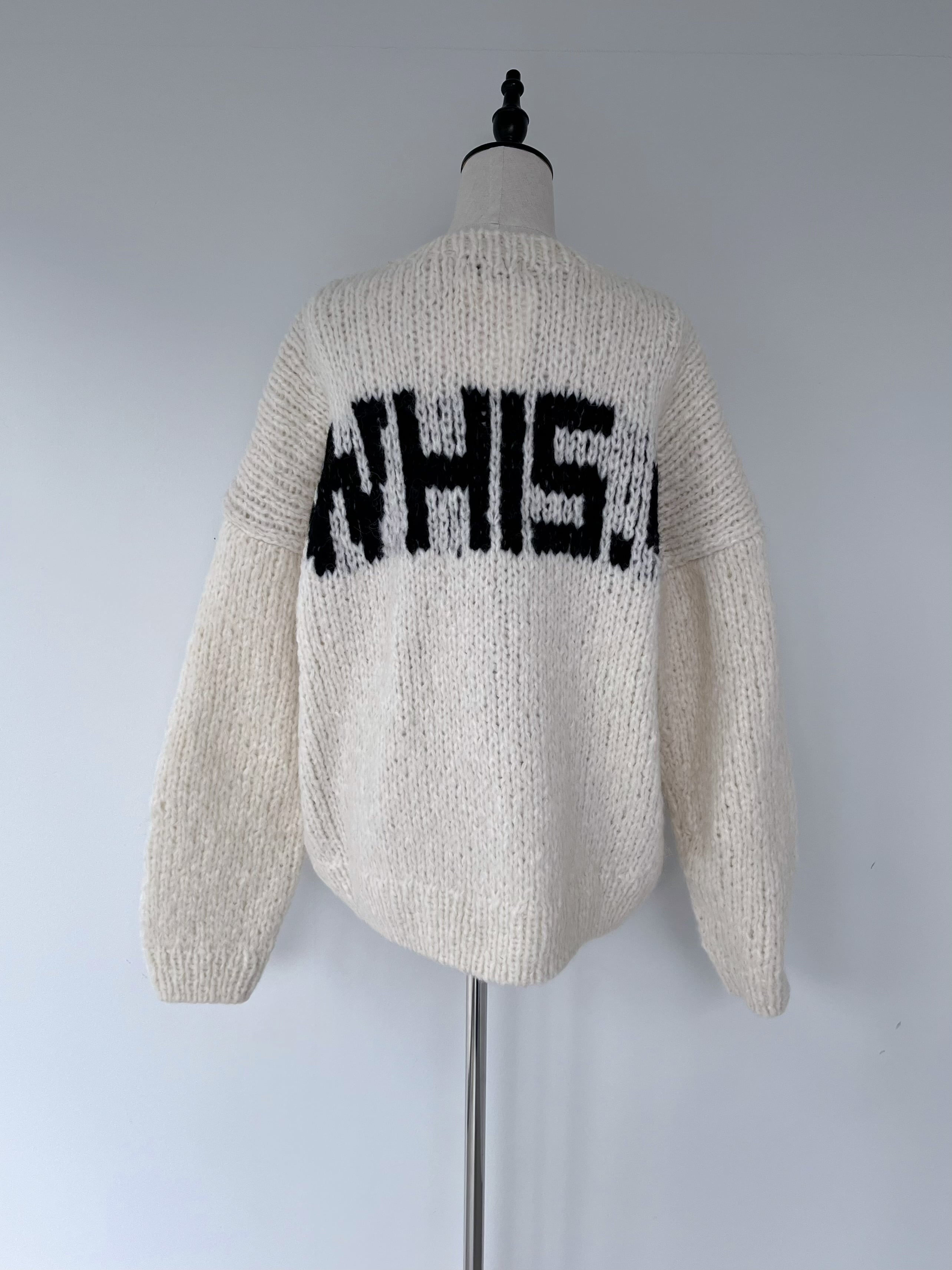 COEL アルパカ手編みバックロゴニットニット アルパカ手編みバックロゴニット（ニット/セーター）｜COEL