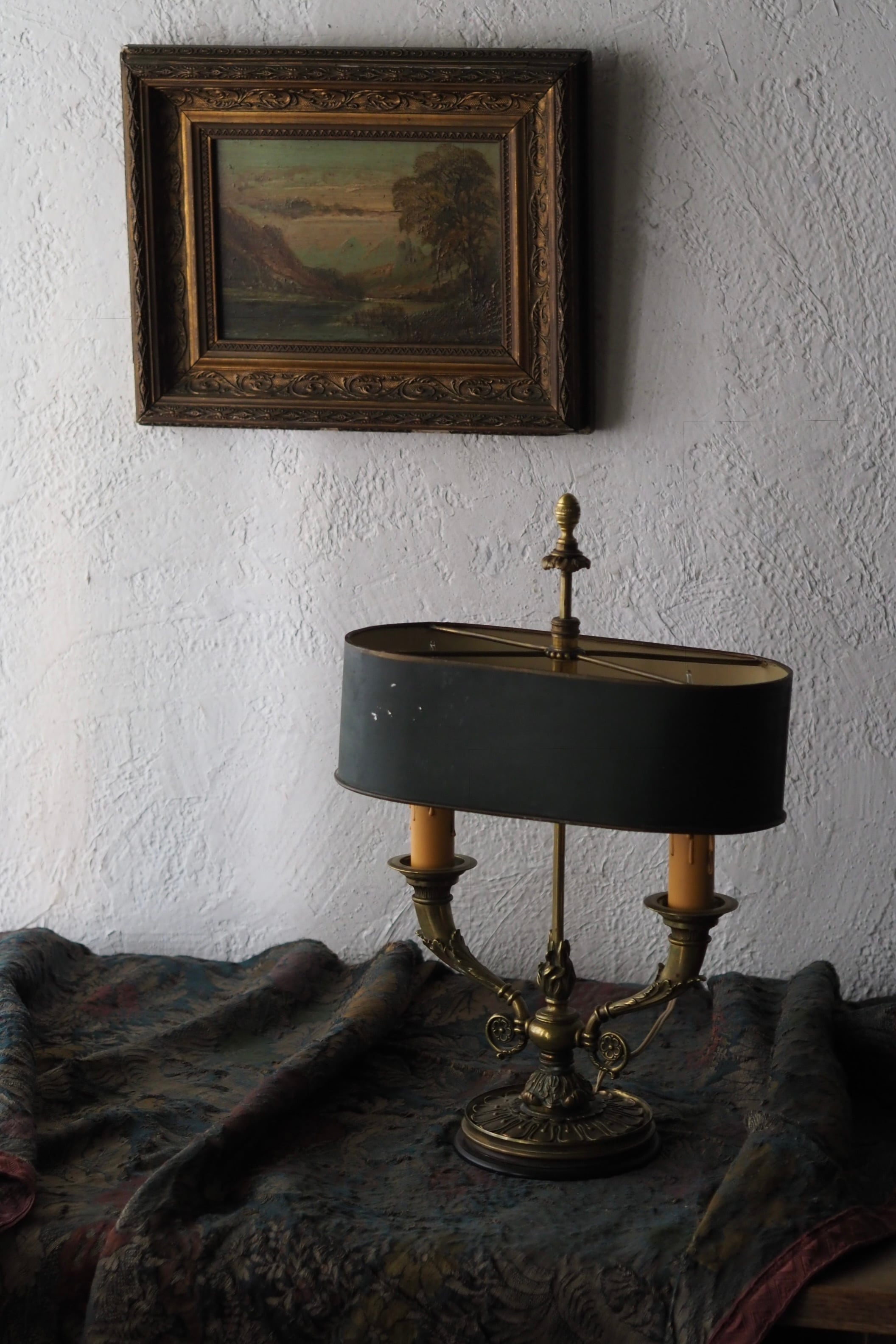 フランス ブイヨットランプ-antique french stand lamp | アンティーク