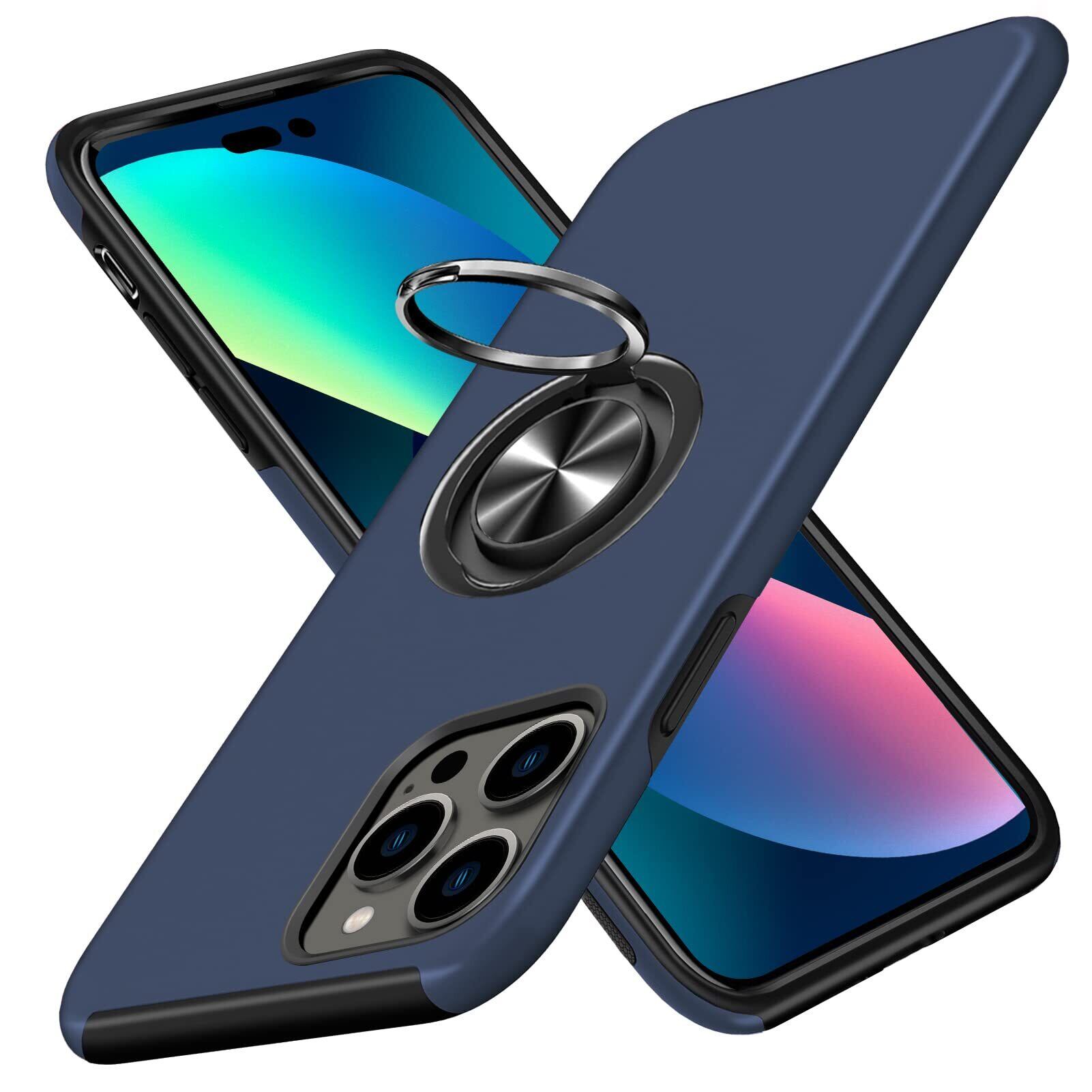 在庫セール】iPhone 14 Pro ケース リング付き TPU 耐衝撃 ス