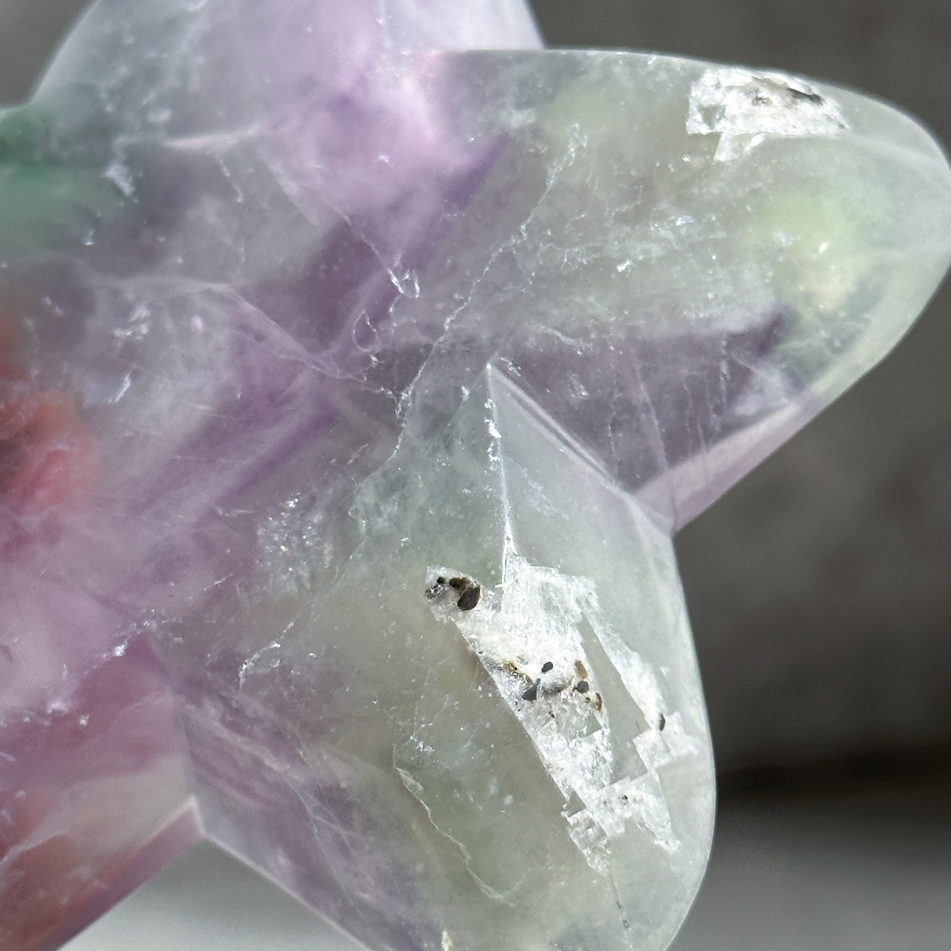 レインボーフローライト星型のうつわ13◇ RainbowFluorite ◇天然石