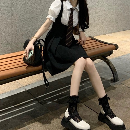 ハイウエストプリーツジャンスカ ・78492