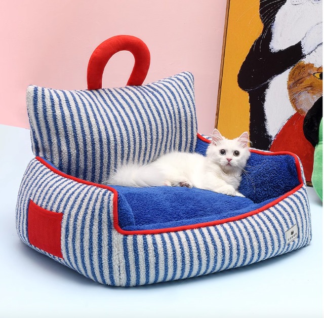 【即納あり】猫型 キャットハウス もこもこ ふわふわ  防寒 ペット用品 犬 猫 ベッド 3色