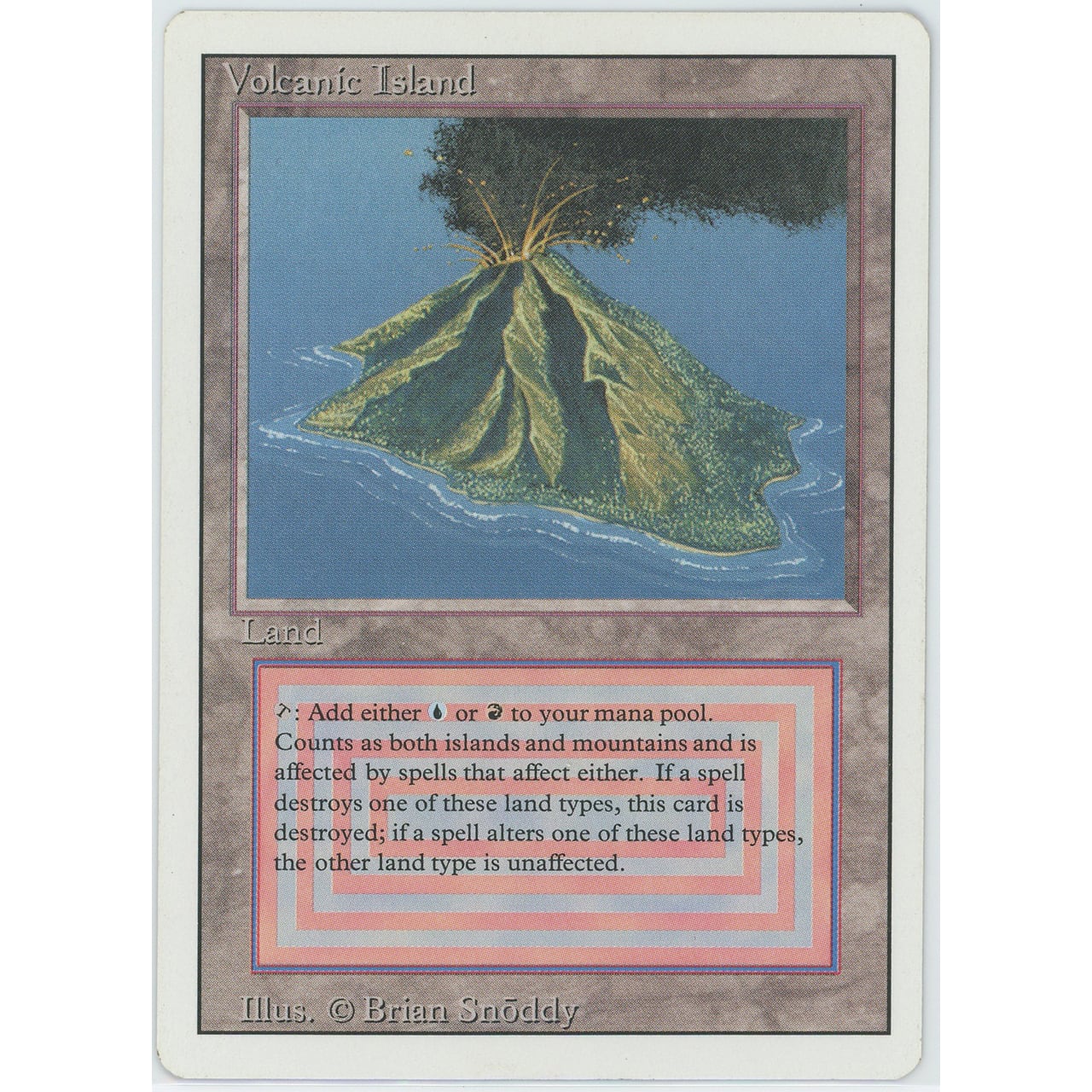 MTG Volcanic Island