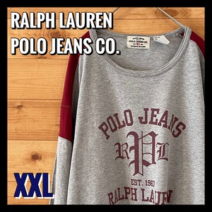 【RALPH LAUREN】POLO JEANS ロンt 長袖  オーバーサイズ ビッグサイズ XXL