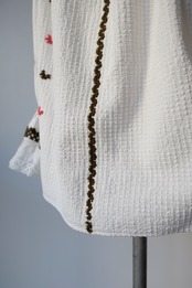 Romanian bell sleeve blouse